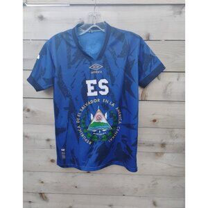 El Salvador Soccer Jersey Camiseta de futbol Federacion Adult Small